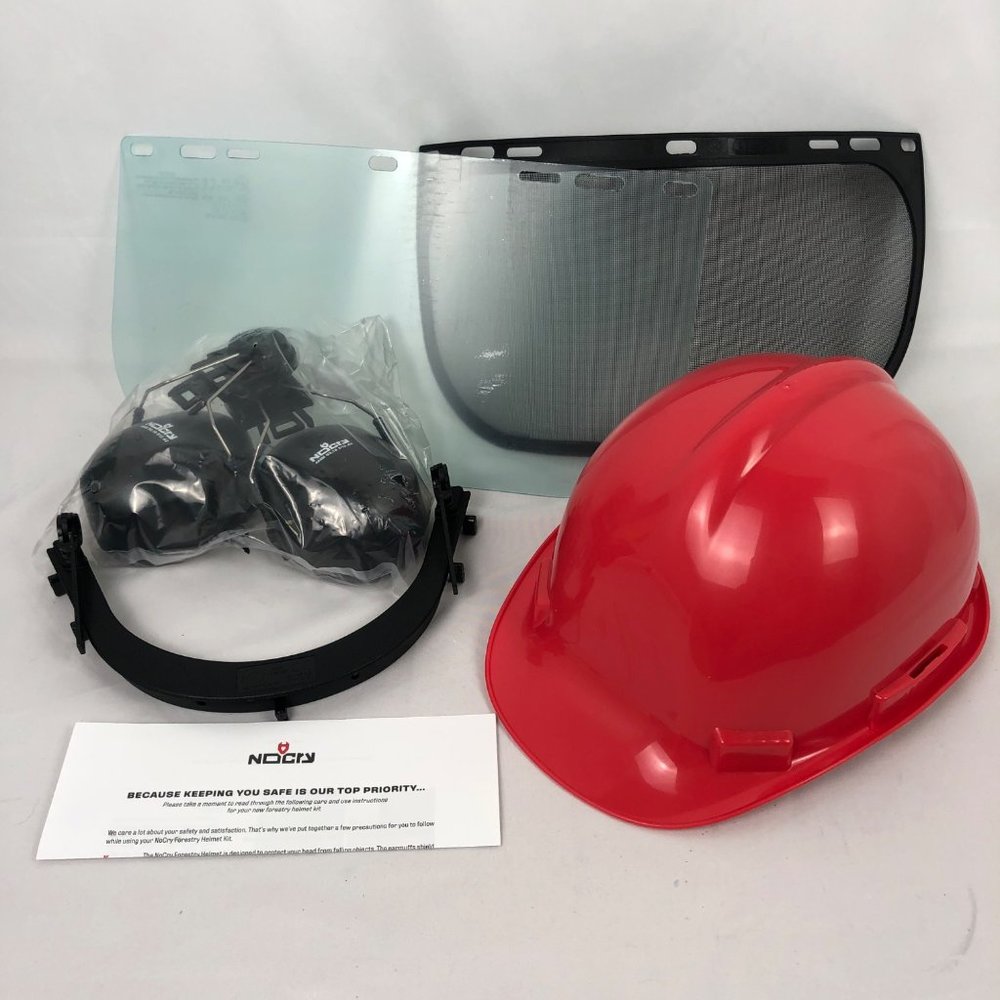 NOCRY FORESTRY SAFETY HELMET 5PIECE  New Open Box